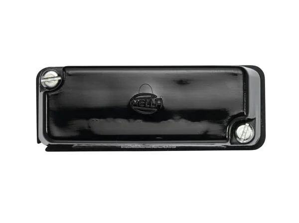 Hella - 2KA003168021 - Number Plate Light 5W Rectangular 12/24V White Bolt On 83x33mm Switch Plate