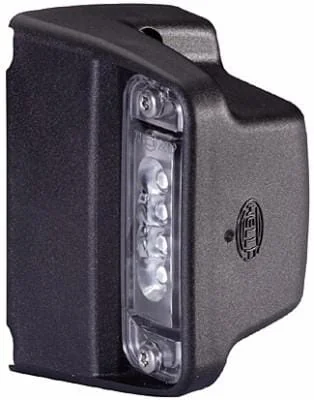 HELLA - 2KA010278421 - Kennzeichenleuchte LED Rechteckig 12V Transparent Schraubmontage