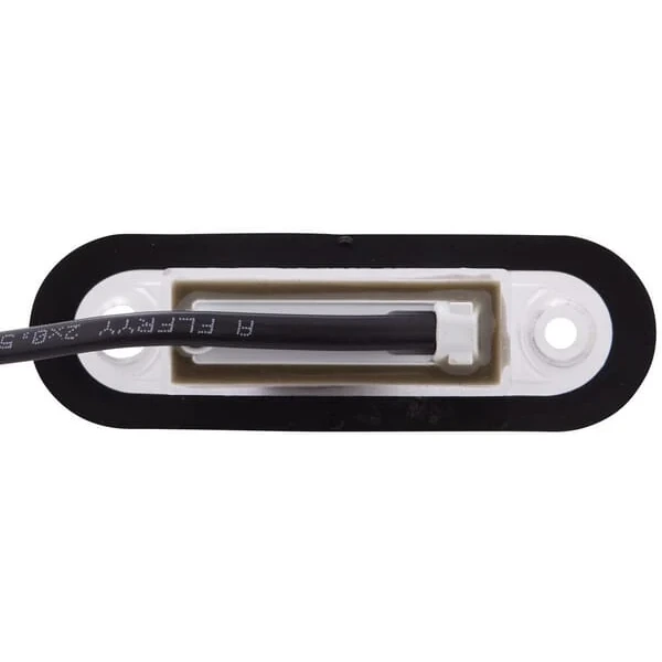 HELLA - 2KA959640102 - Kennzeichenleuchte LED 0.50W Rechteckig 12/24/10/33V Transparent Schraubmontage