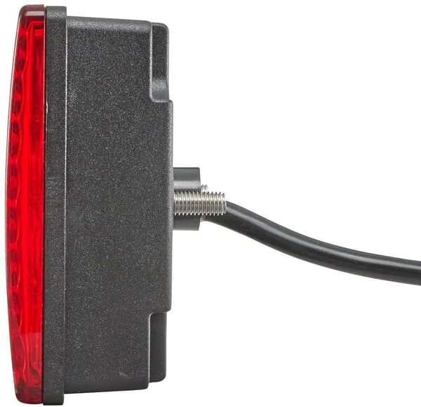 Hella - 2NE357029041 - Fog Light LED Square 12V Red Bolt On 80x33.7x80mm Hella Valuefit