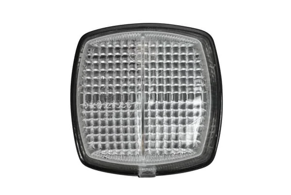 Hella - 2PF004081001 - Marker Light 5W Square 12V Transparent/White Bolt On 62x42x62mm