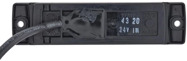HELLA - 2PS008645611 - Markierungsleuchte LED 1.20W Rechteckig 24V Gelb Schraubmontage