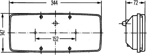 Hella - 2SD003167011 - Tail Light Left