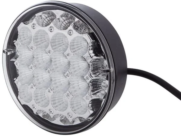 HELLA - 2SD344200001 - Rueckleuchte LED 4.50W Rund 12/24V Gelb/Transparent Schraubmontage
