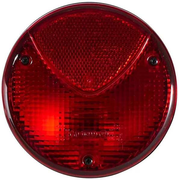 Hella - 2TA964169061 - Brake Light Round, 12/24V, Red, Bolt On, Diameter 122.5mm, Hella