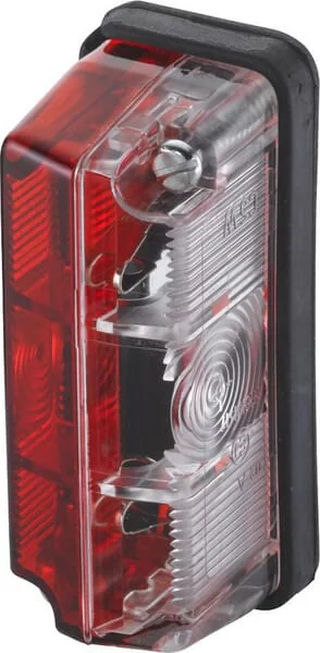 Hella - 2TJ003168151 - Marker Light 5W, Rectangular, 12V, Red/White, Bolt On, Hella