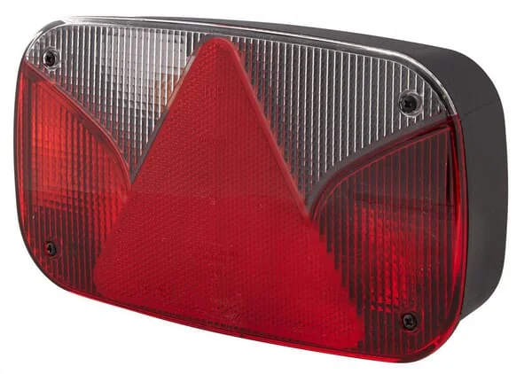 Hella - 2VA998232291 - Rear Light Lh Rectangular, 12V, Red/Amber, Bolt On, 247x60x138mm, Hella