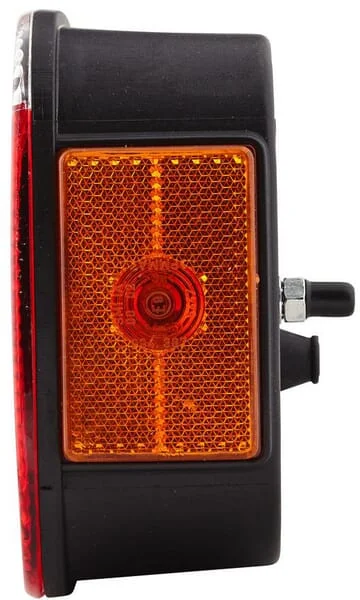 Hella - 2VP998232301 - Rear Light Rh Rectangular, 12V, Red/Amber, Bolt On, 247x60x138mm, Hella