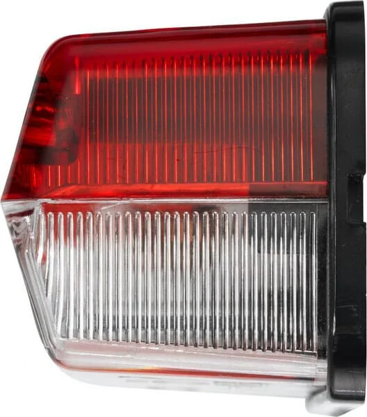 Hella - 2XS005020021 - Marker Light 4W, Rectangular, 12/24V, Red/White, Bolt On, 120x37x42mm, Hella