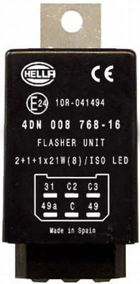 Hella - 4DN008768167 - Flasher Relay LED 6-Pole 12V