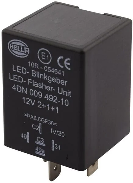 Hella - 4DN009492101 - Flasher Relay LED 5-Pole 12V