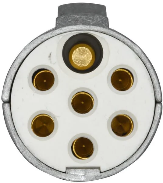 Hella - 8JA003832011 - Plug 7 Pin DIN/ISO 3731 Blade Terminal Metal
