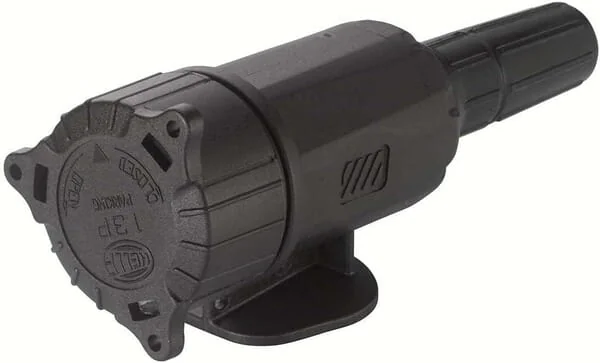 Hella - 8JA005951041 - Trailer Plug 13-Pin, Plastic, 12V, Long Type, Screw Terminals