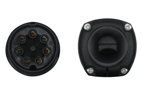 Hella - 8JA007644041 - Plug - 24V - 7-Pin Connector - Plug: Crimp Contact/Soldered Pin Contact