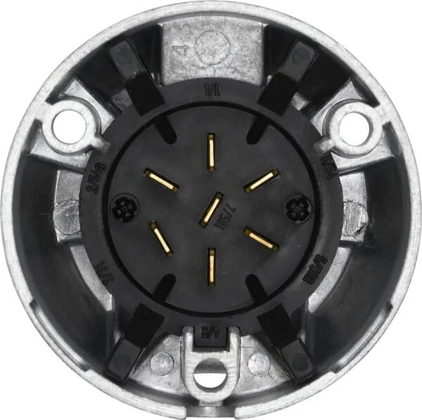 Hella - 8JB001941041 - Socket - 7-Pin Connector - Plug: Blade Terminal