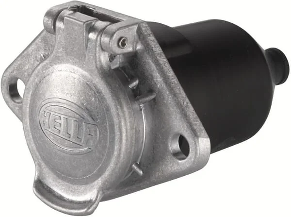 Hella - 8JB003834001 - Socket - 24V - 7-Pin Connector - Plug: Screw Contact