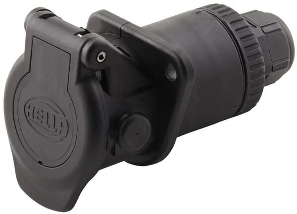 Hella - 8JB007242021 - Socket - 24V - Fitting - Plug: Crimp Contact/Soldered Bush Contact