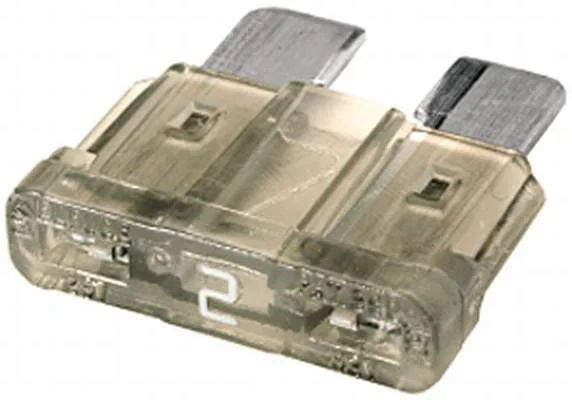 Hella - 8JS711683021 - Fuse Standard Blade 32V 2A Length 18.6mm Grey Pack 50x Hella