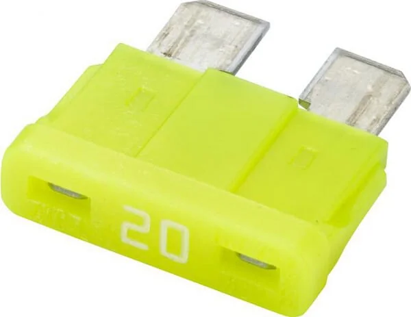 Hella - 8JS711683112 - Fuse Standard Blade 12V 20A Length 18.8mm Yellow Pack 10x Hella