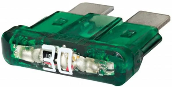 Hella - 8JS711683132 - Fuse Standard Blade 12V 30A Length 18.8mm Green Pack 10x Hella
