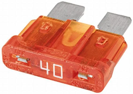 Hella - 8JS711683851 - Fuse Standard Blade 32V 40A Length 18.8mm Orange Pack 5x Hella