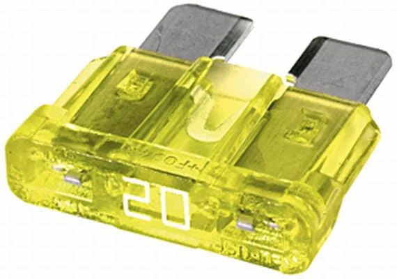 Hella - 8JS711688002 - Fuse Standard Blade 32V 20A Length 18.6mm Yellow Pack 50x Hella