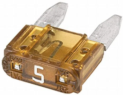 Hella - 8JS728596131 - Fuse Mini Blade 5A Length 10.9mm Beige Pack 50x Hella