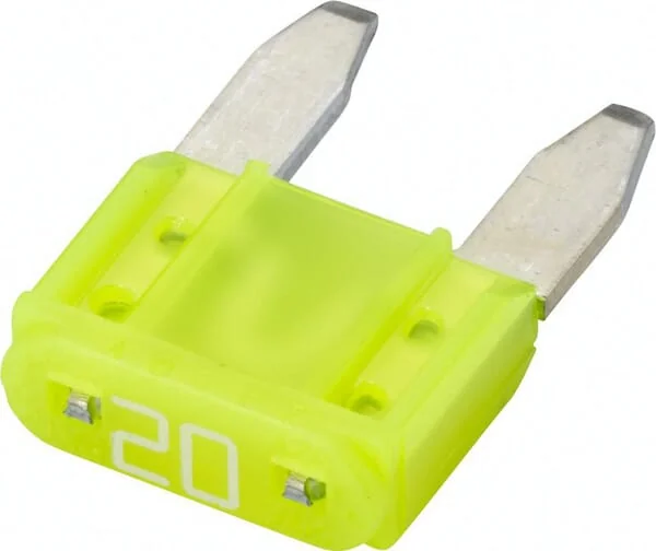Hella - 8JS728596161 - Fuse Mini Blade 20A Length 10.9mm Yellow Pack 50x Hella