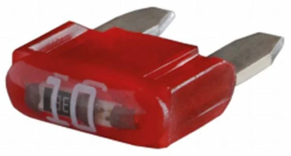 Hella - 8JS728596212 - Fuse Mini Blade 32V 10A Length 16.3mm Red Pack 10x Hella