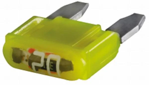 Hella - 8JS728596232 - Fuse Mini Blade 32V 20A Length 16.3mm Yellow Pack 10x Hella