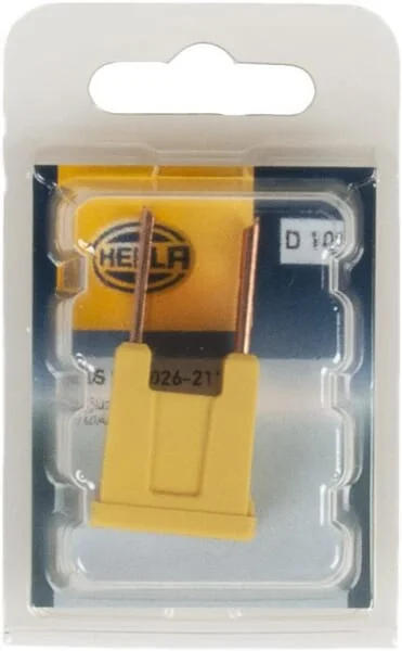 Hella - 8JS740026211 - Fuse PAL 60a Length 15mm Yellow Pack 1x