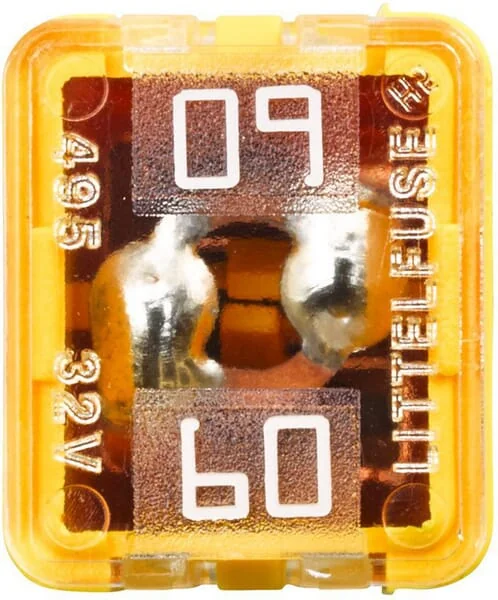 Hella - 8JS740026441 - Fuse PAL 60a Length 23.1mm Yellow Pack 1x
