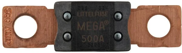 Hella - 8JS742902111 - Fuse MEGA 500a Length 68.6mm Brown