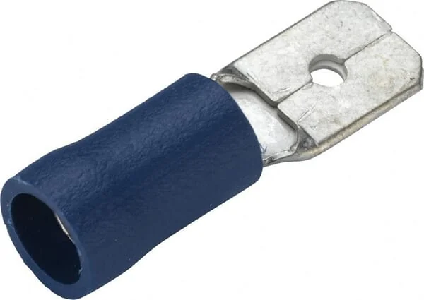 Hella - 8KW044288812 - Terminal Blade Male, Blue, 1.5-2.5mm² 6.3x0.8mm, Blister (15x), Hella