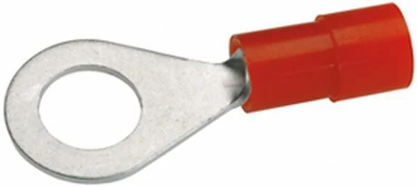 Hella - 8KW178042032 - Ring Connector, Red, 0.5-1.5mm² Diameter 6.5mm Series A, Blister (100x)