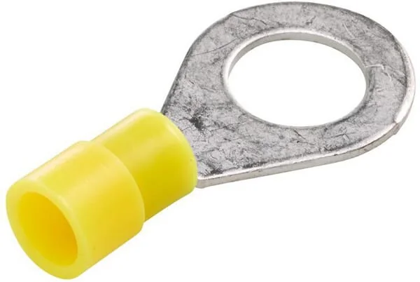 Hella - 8KW178042242 - Ring Connector, Diameter 10.5mm Series A, Yellow, 4-6mm² Blister (50x)