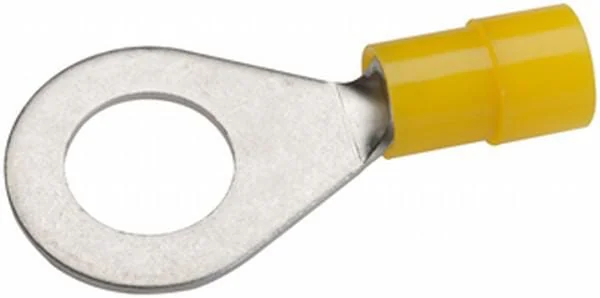 Hella - 8KW178042242 - Ring Connector, Diameter 10.5mm Series A, Yellow, 4-6mm² Blister (50x)