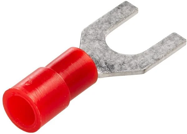 Hella - 8KW178045012 - Fork Terminal, Diameter 5.3mm Red, 0.5-1.5mm² Series A, Blister