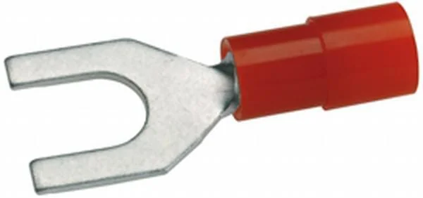 Hella - 8KW178045012 - Fork Terminal, Diameter 5.3mm Red, 0.5-1.5mm² Series A, Blister