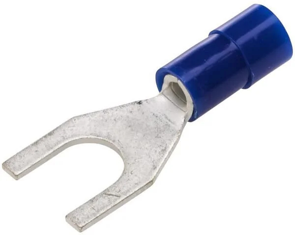 Hella - 8KW178045112 - Fork Terminal, Blue, 1.5-2.5mm² Diameter 6.5mm Series A, Blister
