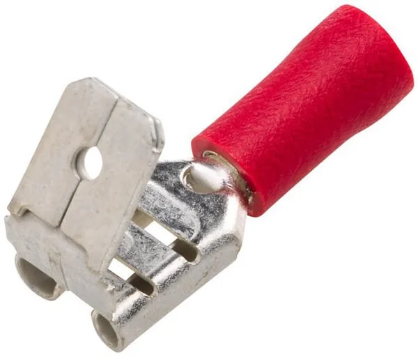 Hella - 8KW700143003 - Terminal Blade Female, Red, 0.5-1mm² 6.3x0.8mm, Blister (50x)