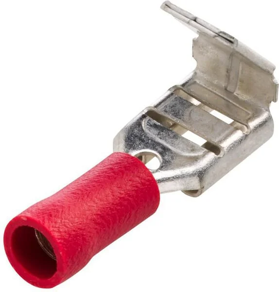 Hella - 8KW700143003 - Terminal Blade Female, Red, 0.5-1mm² 6.3x0.8mm, Blister (50x)