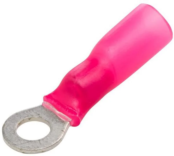 Hella - 8KW732570003 - Ring Connector, Diameter 4.3mm Series A, Red, 0.5-1mm² Blister (25x), Hella