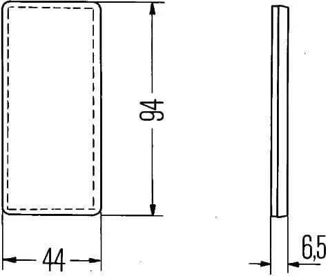 Hella - 8RA003326031 - Reflector