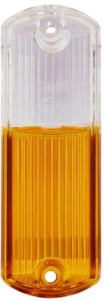 Hella - 9EL087769001 - Light Lens, Amber/Transparent LH/RH Hella