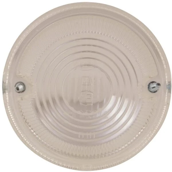 Hella - 9EL109208011 - Light Lens, Transparent, Round LH/RH Hella
