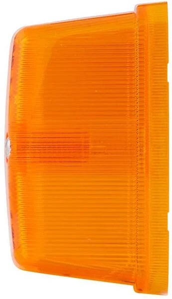 Hella - 9EL110536001 - Light Lens, Amber, Square LH/RH Hella