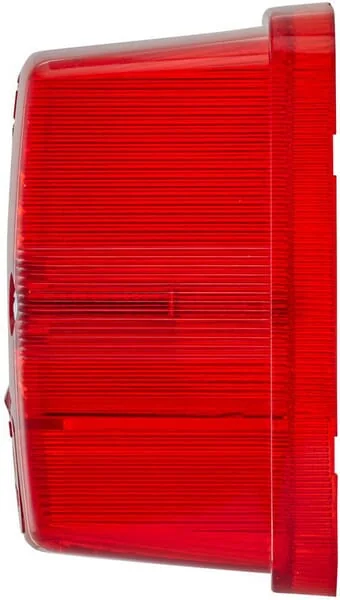 Hella - 9EL115003035 - Light Lens, Red, Square LH/RH/Rear Hella