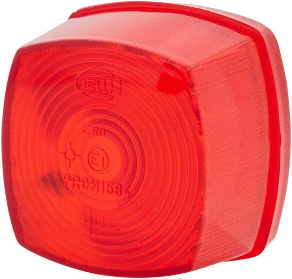 Hella - 9EL117330011 - Light Lens, Red LH/RH/Rear Hella