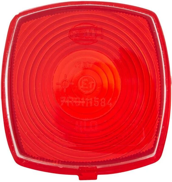 Hella - 9EL117330011 - Light Lens, Red LH/RH/Rear Hella